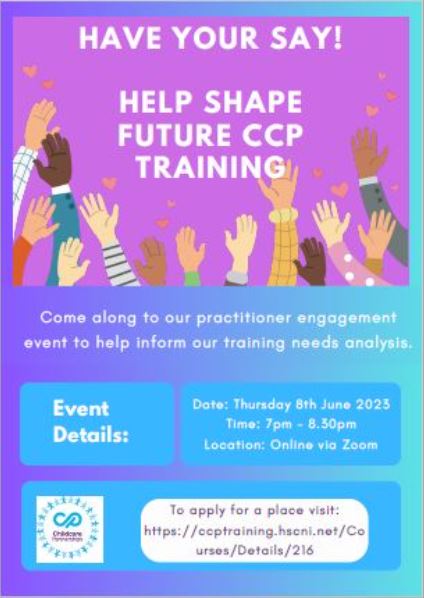 Have Your Say – Help Shape Future CCP Training – 8 June 2023