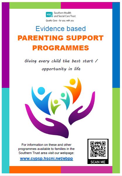 Evidence Based Parenting Programme Availability Southern Trust Sept 23- June 24