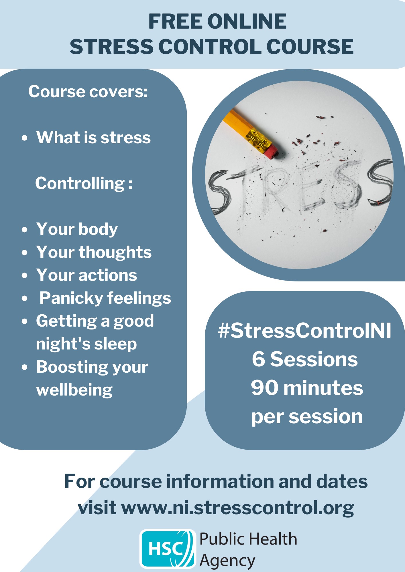 FREE Online Stress Control Classes