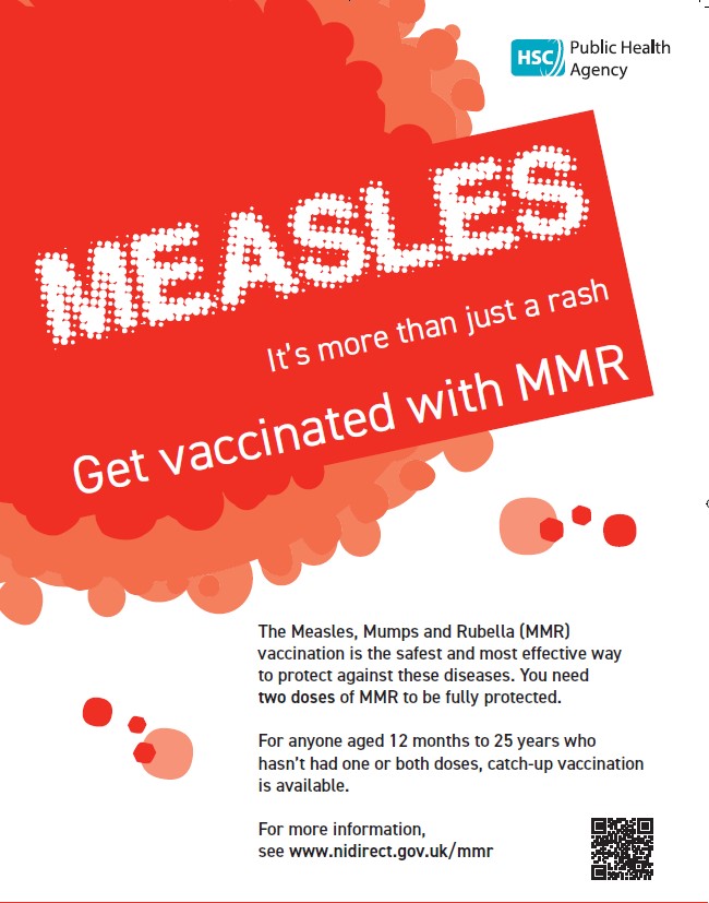 Measles, Mumps and Rubella (MMR) vaccine catch up campaign