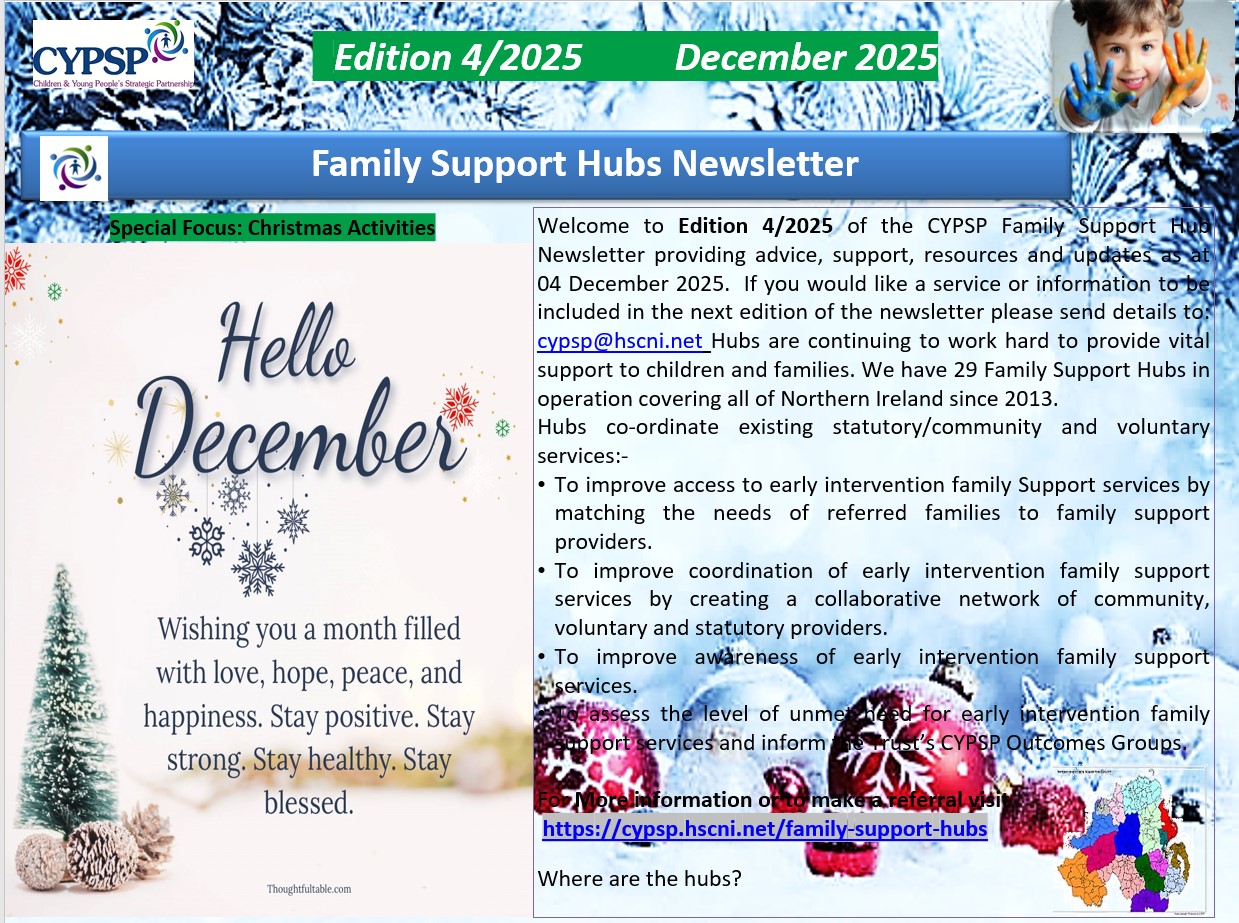 Christmas Edition Family Support Newsletter