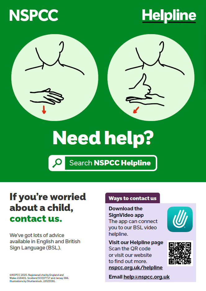 In Safe Hands Campaign – NSPCC/Helpline & Childline