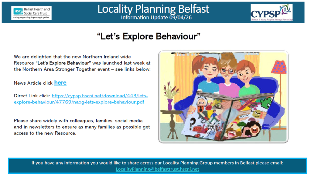 Belfast Locality Planning Newsletter – 9th April 2026