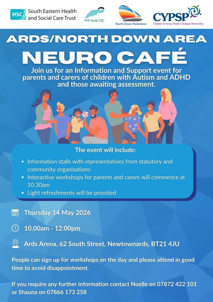Ards/ North Down Neuro Café – Thursday 14 May 2026