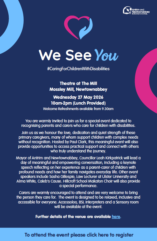 We See You Event – Wednesday 27 May 2026