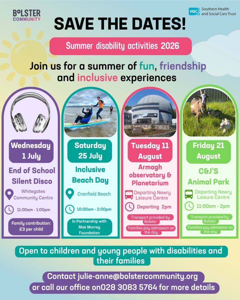 Bolster Community Inclusive Summer Activities for Children & Young People with Disabilities