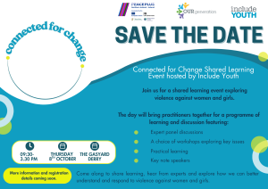Save the Date | Shared Learning Event: Ending Violence Against Women and Girls